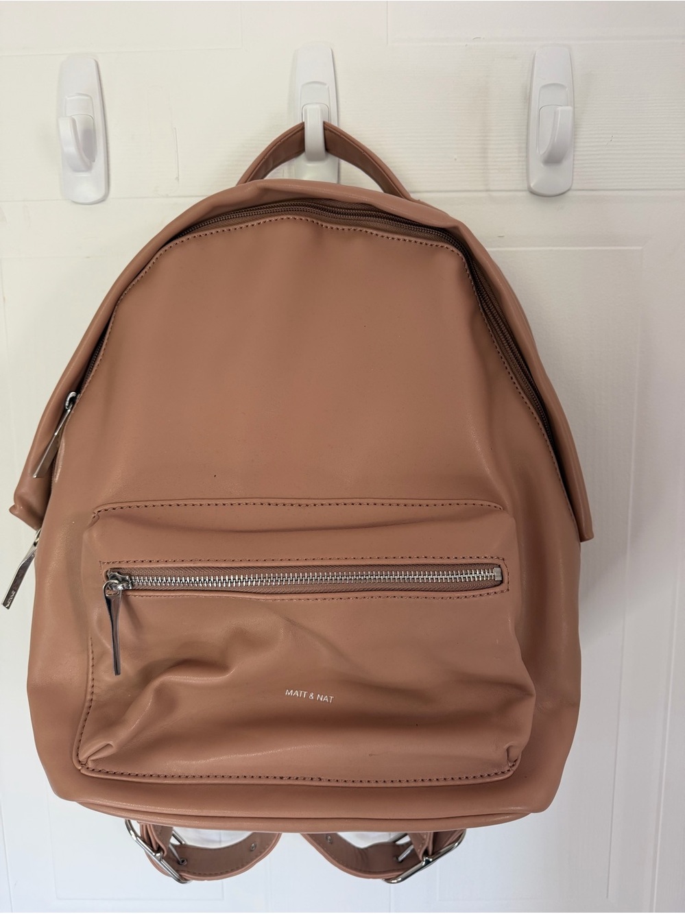 Matt & Nat Pink/ tan backpack